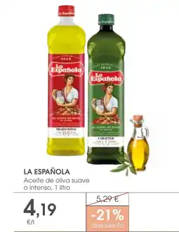 Supermercados Plaza LA ESPAÑOLA Aceite de oliva suave o intenso oferta