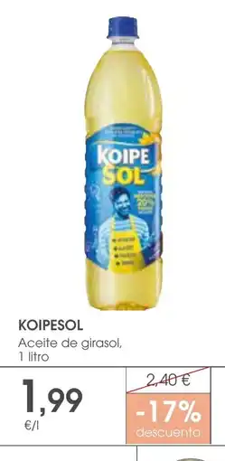 Supermercados Plaza KOIPESOL Aceite de girasol oferta