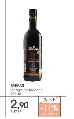 Supermercados Plaza PARRAS Vinagre de Módena oferta