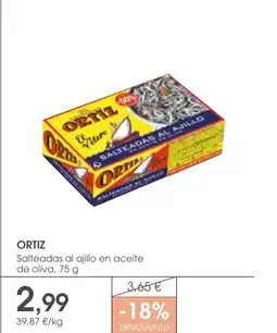 Supermercados Plaza ORTIZ Salteadas al ajillo en aceite de oliva oferta
