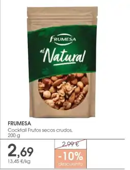 Supermercados Plaza FRUMESA Cocktail Frutos secos crudos oferta