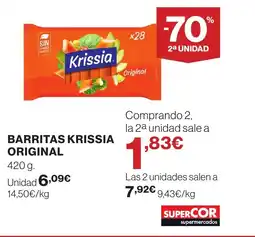 Supercor KRISSIA ORIGINAL Barritas oferta