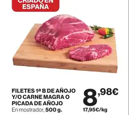 Supercor Filetes 1a b de añojo y/o carne magra o picada de añojo oferta