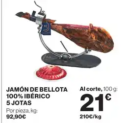 Supercor Jamón de bellota 100% ibérico 5 jotas oferta