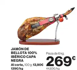 Supercor Jamón de bellota 100% ibérico capa negra oferta