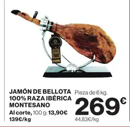 Supercor MONTESANO Jamón de bellota 100% raza ibérica oferta