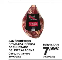 Supercor DELEITE ALACENA Jamón ibérico 50% raza ibérica deshuesado oferta