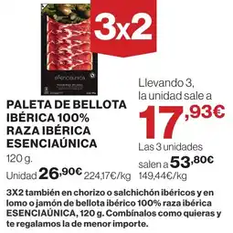 Supercor ESENCIAÚNICA Paleta de bellota ibérica 100% raza ibérica oferta