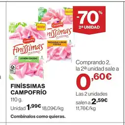 Supercor CAMPOFRÍO Finíssimas oferta