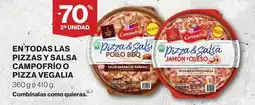 Supercor En todas las pizzas y salsa campofrío o pizza vegalia oferta