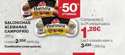 Supercor CAMPOFRÍO Salchichas alemanas oferta