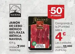 Supercor NAVIDUL Jamón de cebo ibérico 50% raza ibérica oferta