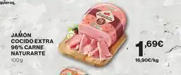 Supercor NATURARTE Jamón cocido extra 96% carne oferta