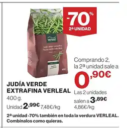 Supercor VERLEAL Judía verde extrafina oferta