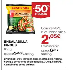 Supercor FINDUS Ensaladilla oferta