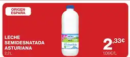 Supercor ASTURIANA Leche semidesnatada oferta