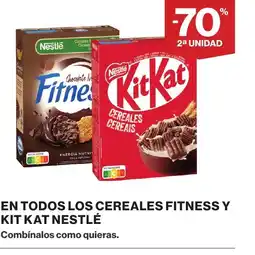 Supercor En todos los cereales fitness y kit kat nestlé oferta