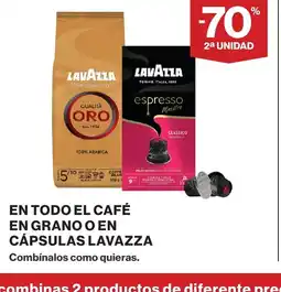 Supercor LAVAZZA En todo el café en grano o en cápsulas oferta