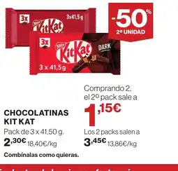 Supercor KIT KAT Chocolatinas oferta