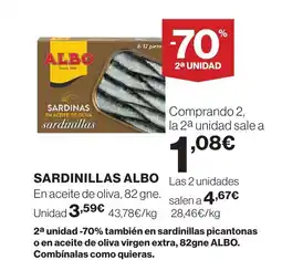 Supercor ALBO Sardinillas oferta