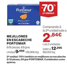Supercor PORTOMAR Mejillones en escabeche oferta