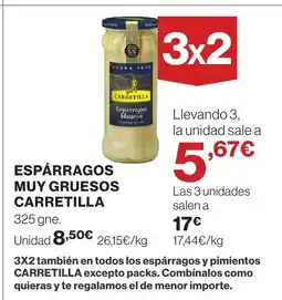 Supercor CARRETILLA Espárragos muy gruesos oferta