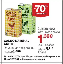Supercor ANETO Caldo natural oferta
