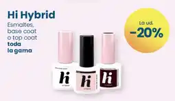 Clarel Hi Hybrid Esmaltes, base coat o top coat to oferta