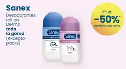 Clarel Sanex Desodorantes roll on Dermo oferta