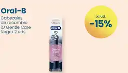 Clarel Oral-B Cabezales de recambio iO Gentle Care Negro 2 uds. oferta