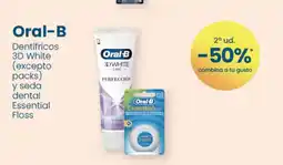 Clarel Oral-B Dentifricos 3D White oferta
