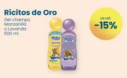 Clarel Ricitos de Oro Gel champú Manzanilla o Lavanda oferta