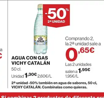 Supercor VICHY CATALÁN Agua con gas oferta