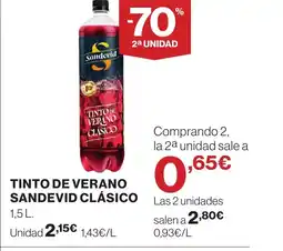 Supercor Tinto de verano sandevid clásico oferta