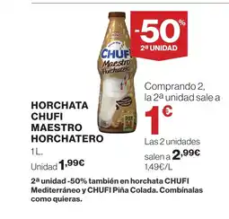 Supercor Horchata chufi maestro horchatero oferta