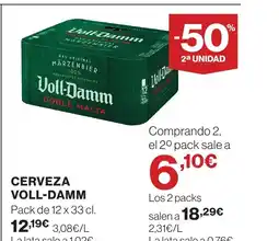 Supercor VOLL-DAMM Cerveza oferta