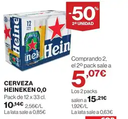 Supercor HEINEKEN O,O Cerveza oferta