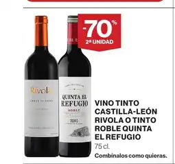 Supercor Castilla-león rivola o tinto roble quinta el refugio oferta