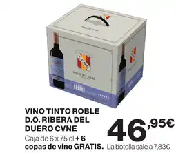 Supercor Vino tinto roble d.o. ribera del duero cvne oferta