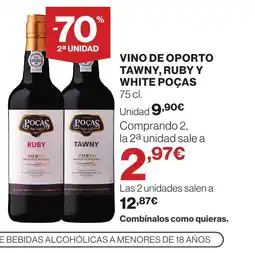 Supercor POÇAS Vino de oporto tawny, ruby y white oferta