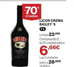 Supercor BAILEYS Licor crema oferta