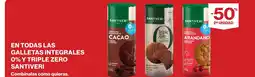 Supercor SANTIVERI En todas las galletas integrales 0% y triple zero oferta