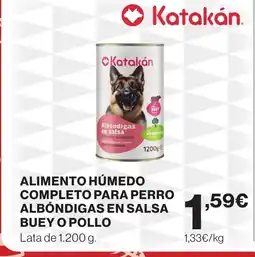 Supercor Alimento húmedo completo para perro albóndigas en salsa buey o pollo oferta