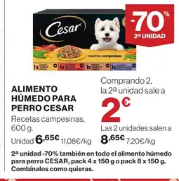 Supercor CESAR Alimento húmedo para perro oferta