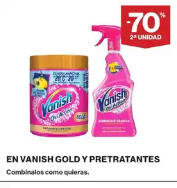 Supercor En vanish gold y pretratantes oferta