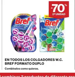 Supercor En todos los colgadores w.c. bref formato duplo oferta