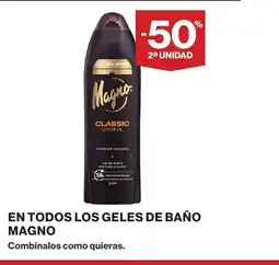 Supercor MAGNO En todos los geles de baño oferta