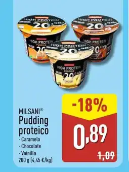 ALDI MILSANI Pudding proteico oferta