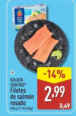 ALDI GOLDEN SEAFOOD Filetes de salmón rosado oferta