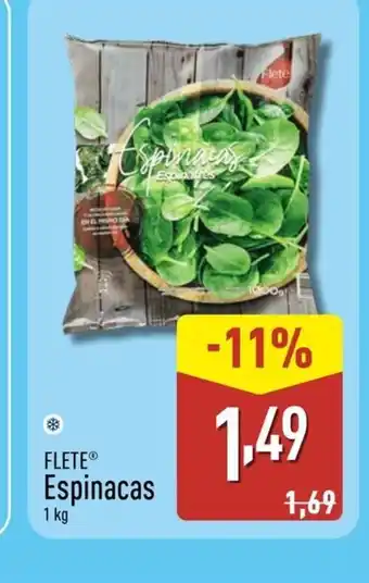 FLETE Espinacas